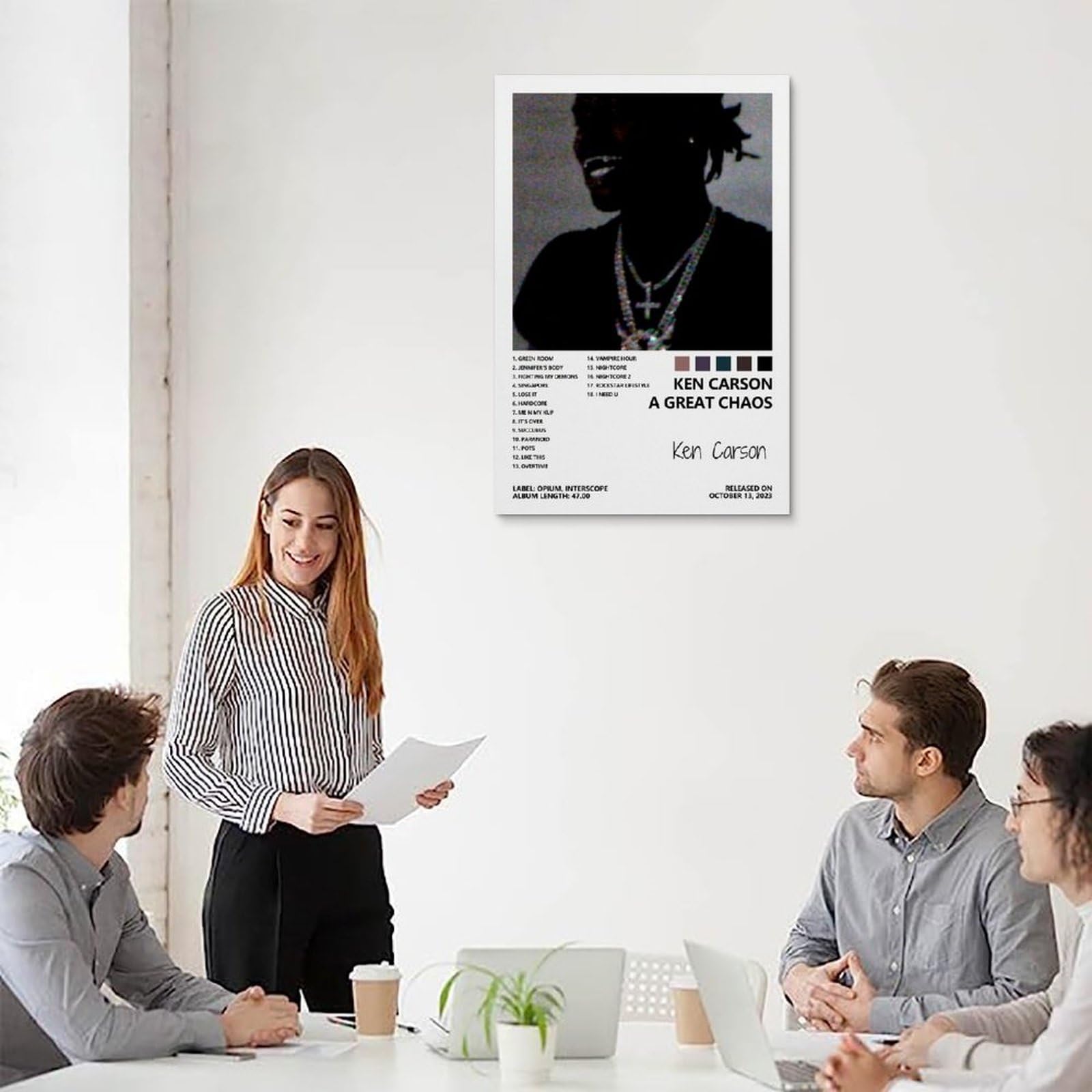 Amazon.co.jp: MOOWI Ken Carson ポスター A Great Chaos